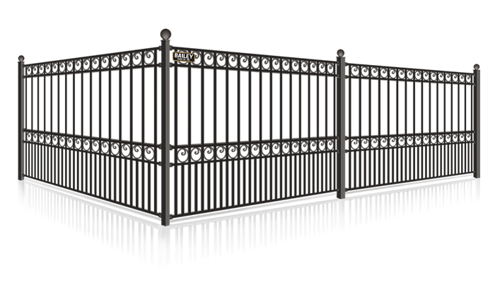 Custom fabricated decorative metal fence company