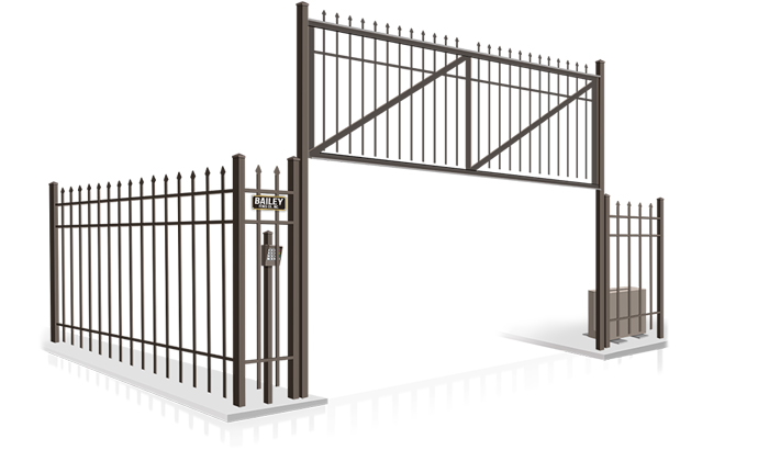 Commercial vertical lift gate installation company for the Hayward California area.