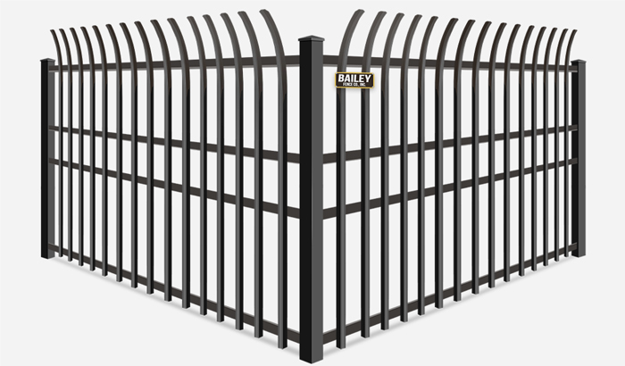 High security commercial ornamental steel fence contractor in Hayward California