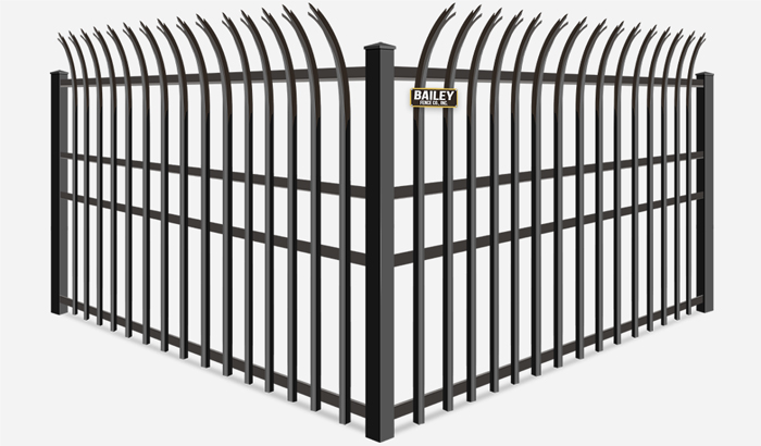 High security commercial ornamental iron fence contractor in Hayward California