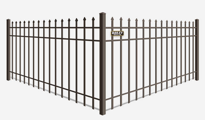 Spear top commercial aluminum fence contractor in Hayward California